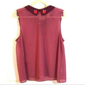 ModCloth Apple Collared Tank
